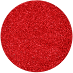 Mini red sugar pearls