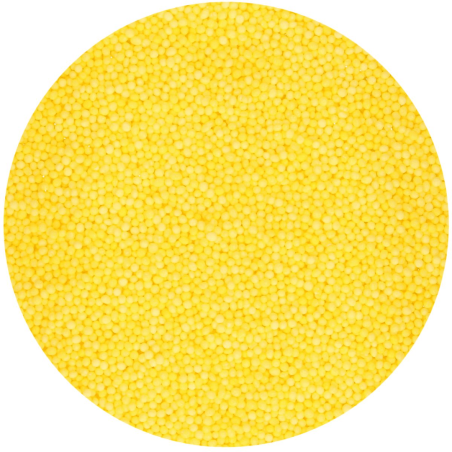 Mini yellow sugar pearls for funcakes