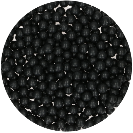 Black sugar pearls | Cake design decoration