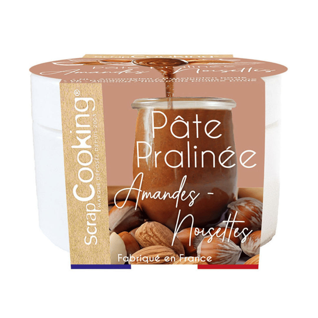 ready-to-use almond and hazelnut praline paste