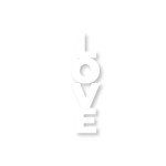 Edible photo A4 love