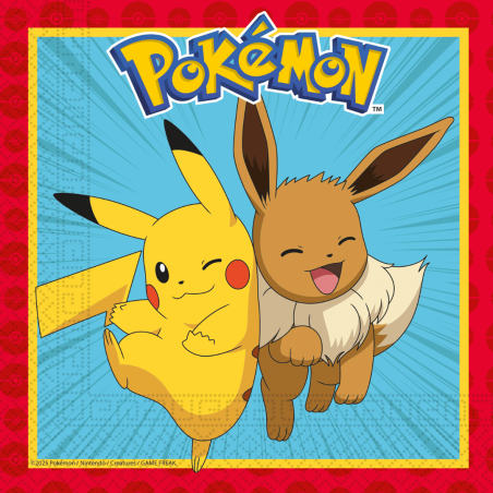 16 pokemon napkins