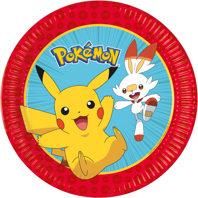 8 pokemon plates