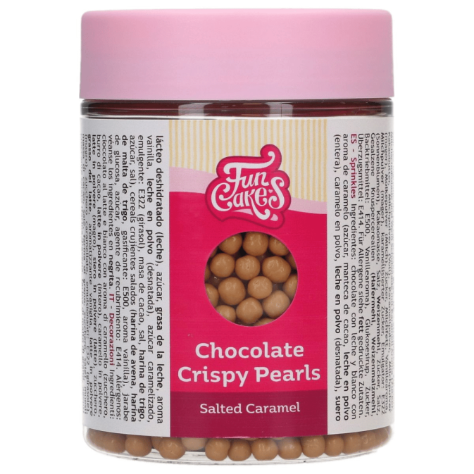 Crispy Salted Caramel Chocolate Pearls | Cake decoration