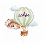 Hot air balloon topper to personalize