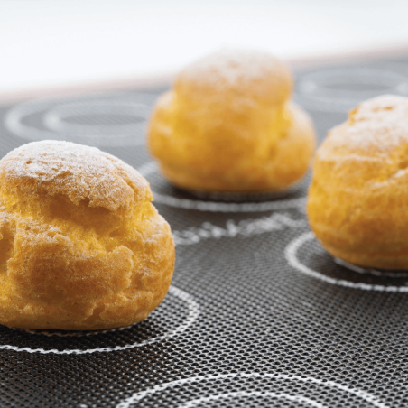 choux pastry with silikomart pastry mat