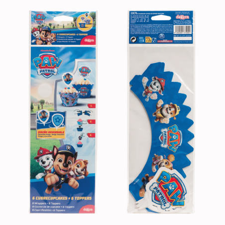 Paw Patrol cupcake decorating kit for children's birthdays
