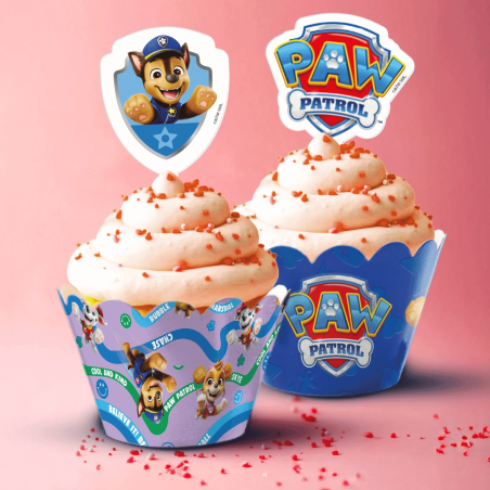 Paw Patrol cupcake decorating kit for a Paw Patrol birthday