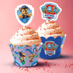 Paw Patrol cupcake decorating kit for a Paw Patrol birthday
