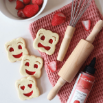Funny silicone cookie mold in the style of BN cookies for snacks
