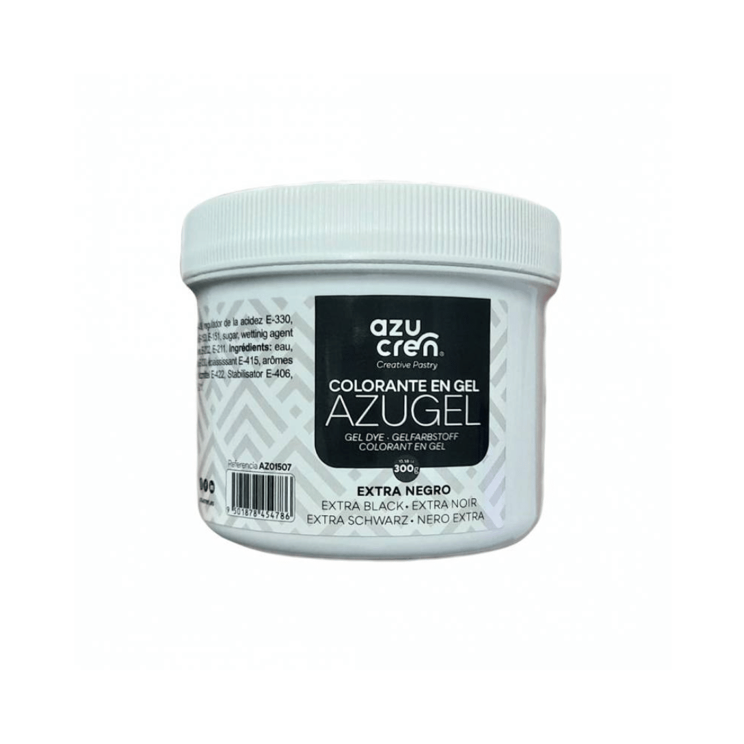 Azucren Extra Black Gel Food Coloring 300 Grams