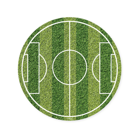 football-shaped cake disc - 15 cm