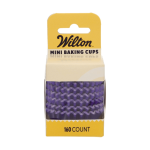 Mini caissettes à cupcakes violet metallisé x160
