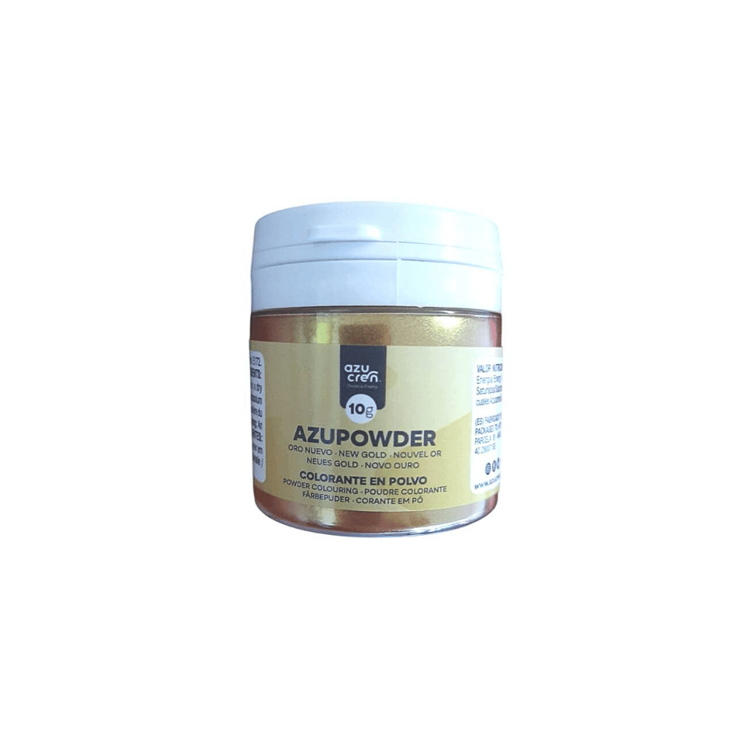 Azucren edible gold powder for cakes and chocolates