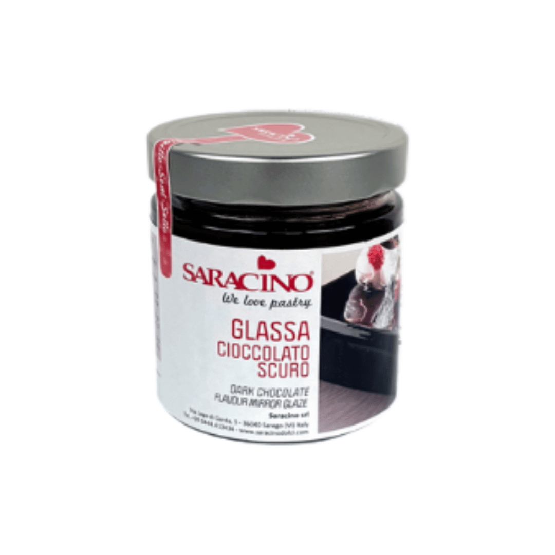 Ready-made glossy dark chocolate mirror glaze 350g