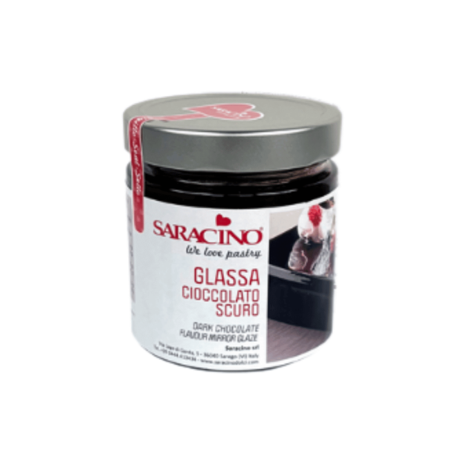 Ready-made glossy dark chocolate mirror glaze 350g