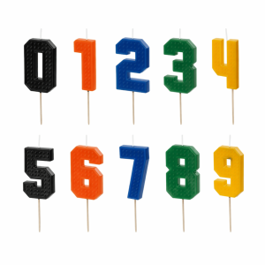 Colorful candles - number of your choice