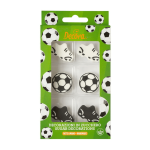 Edible decoration for a football birthday cake