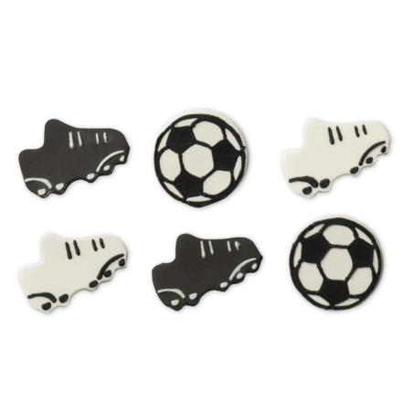 6 football cake decorations