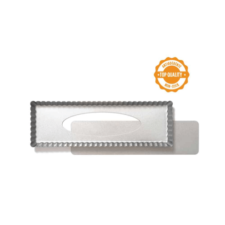 Decora rectangular pie dish with removable base