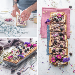 Fruit tart with rectangular steel mold Decora