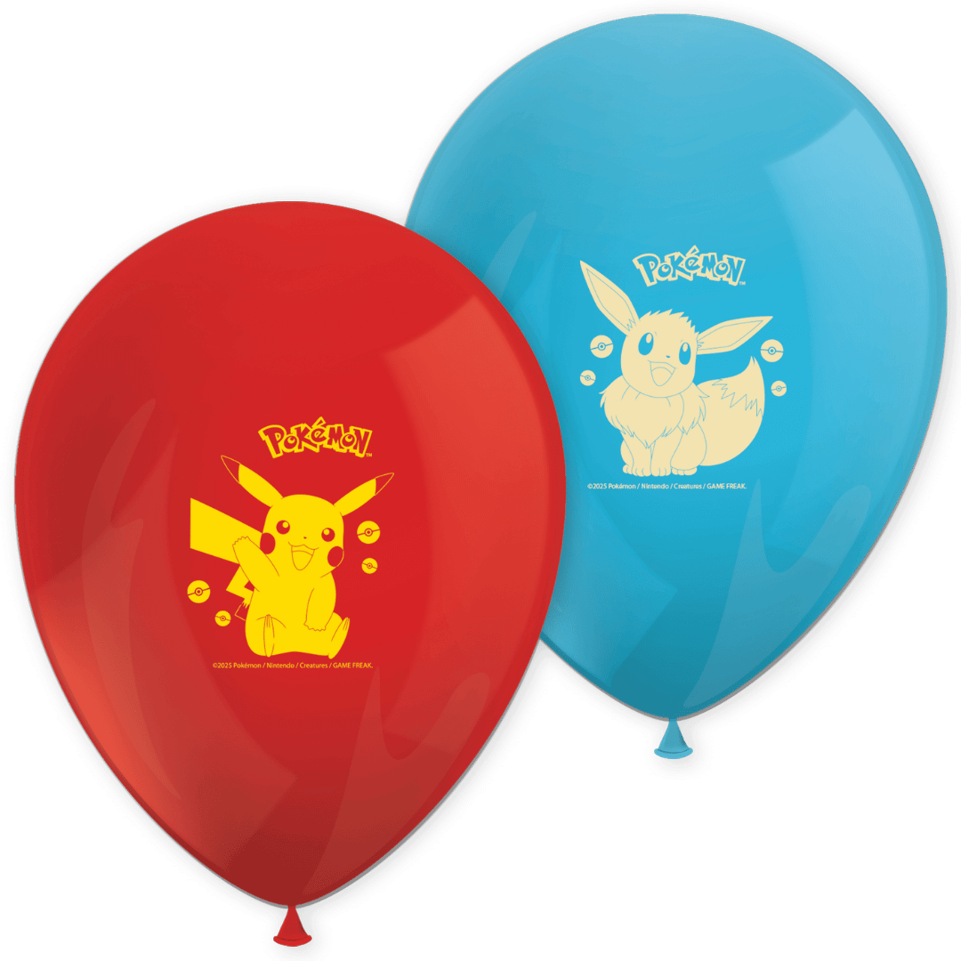 Pokemon latex balloons