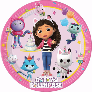 Set of 8 Gabby Cat and the Magic House plates