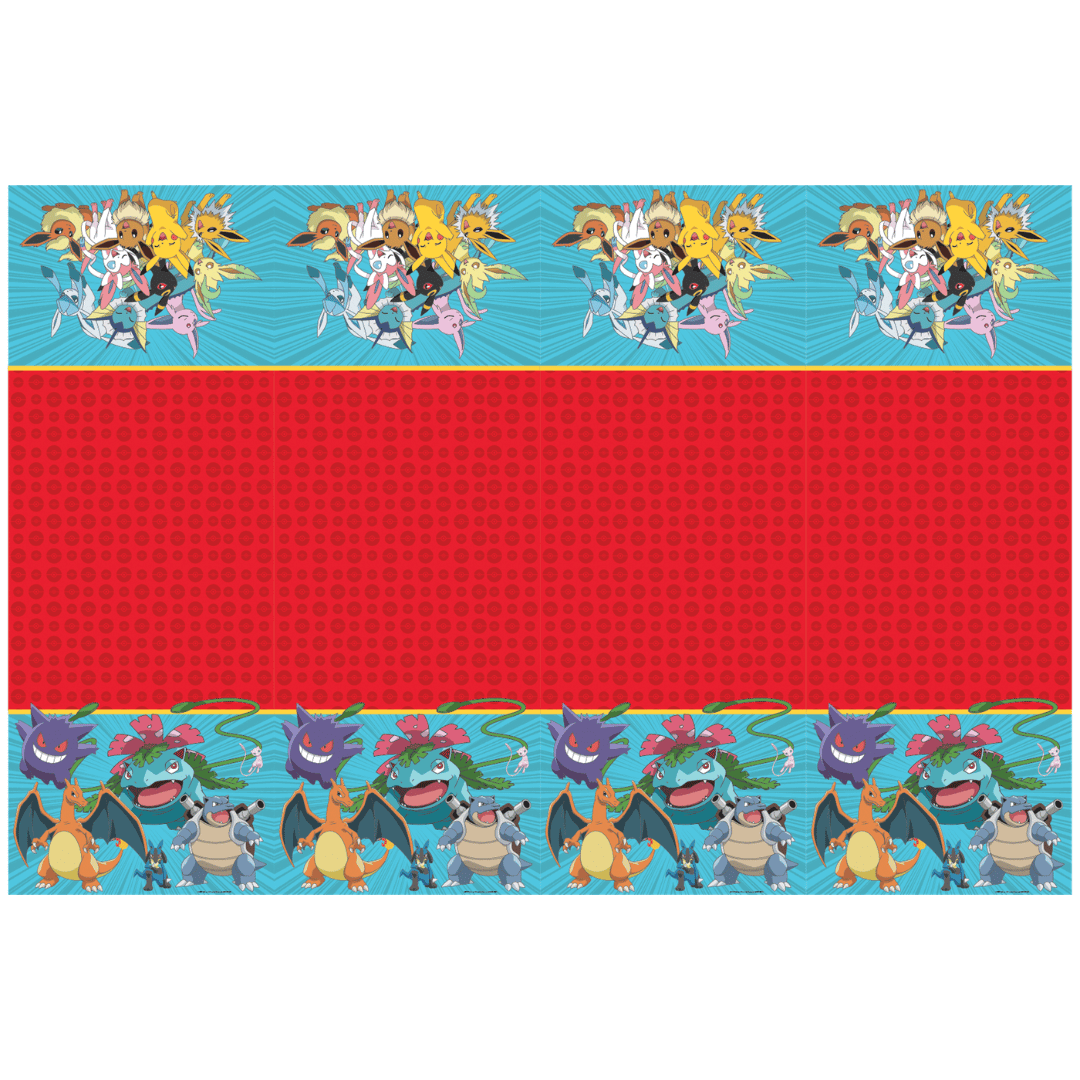 Pokemon plastic tablecloth