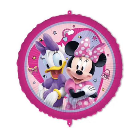Minnie and Daisy aluminum birthday balloon, 46 cm