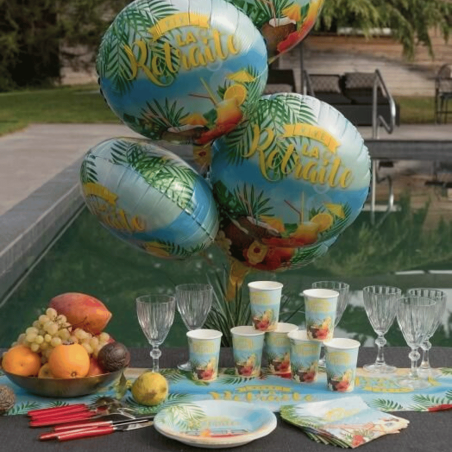 Happy retirement foil balloon 45cm