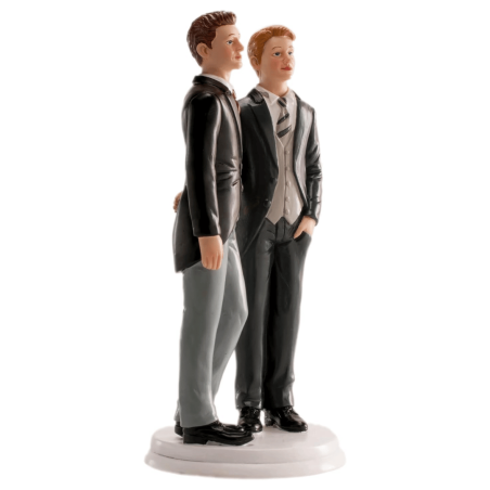 gay wedding cake topper