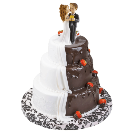 wedding cake figurine bride and groom