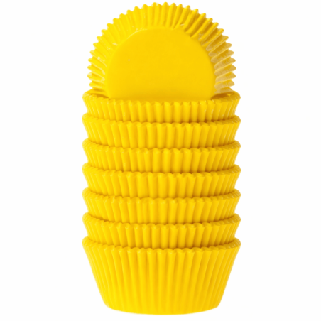 500 yellow cupcake cases