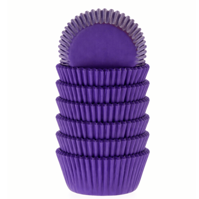500 purple paper cupcake liners