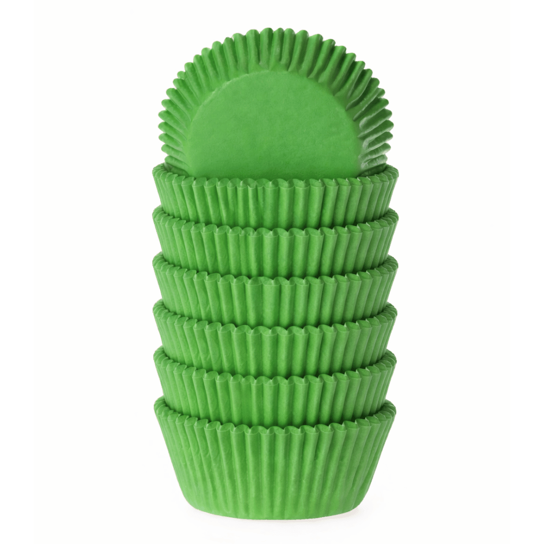 500 green cupcake cases