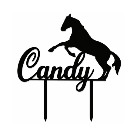 Cake Topper Horse personalized first name