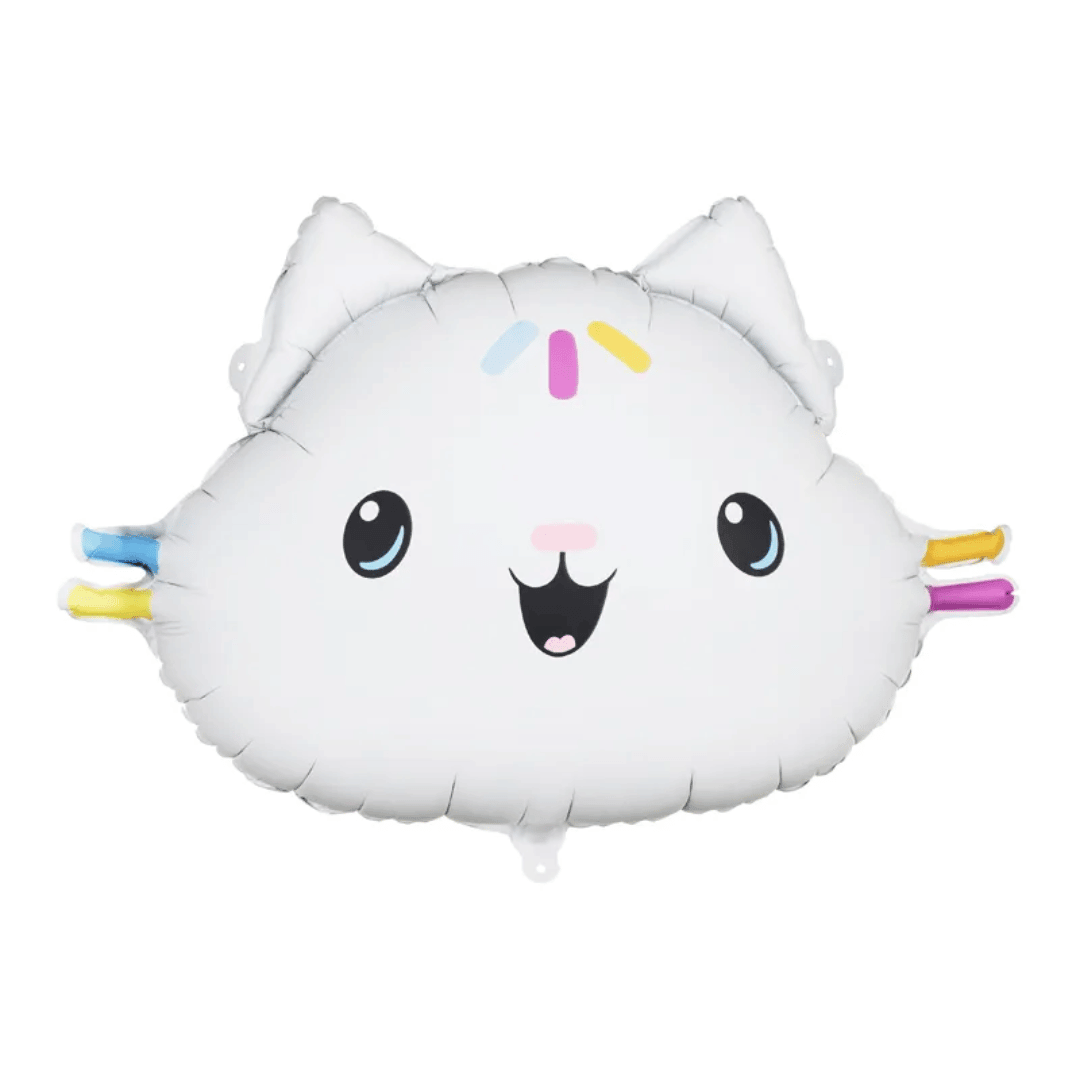 cakey cat foil balloon from gabby's dollhouse