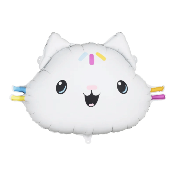 cakey cat foil balloon from gabby's dollhouse