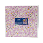 parchment paper bento cake with floral pattern
