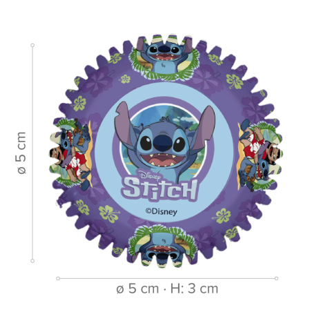 Stitch cupcake cases 5 cm