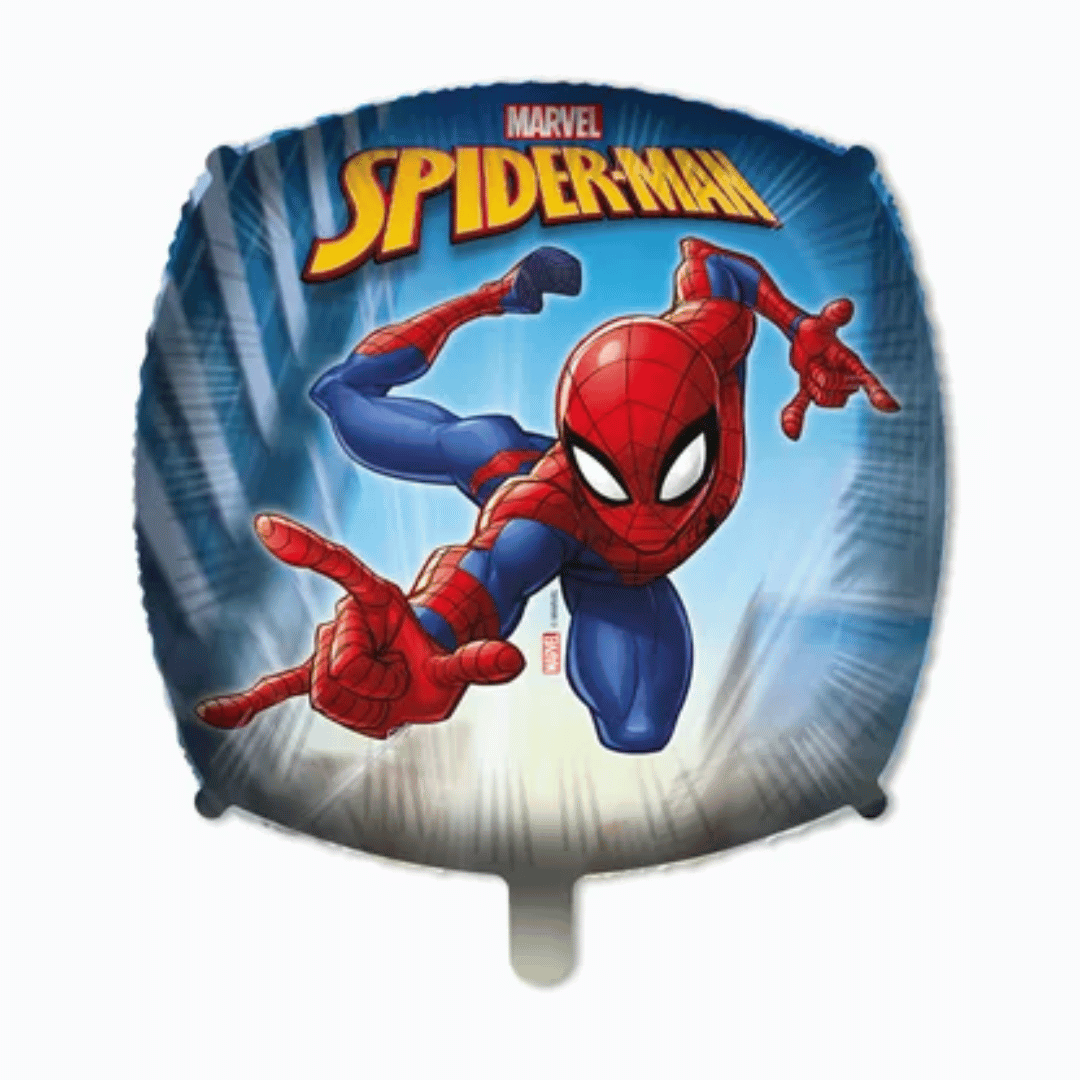 ballon aluminium carré spiderman