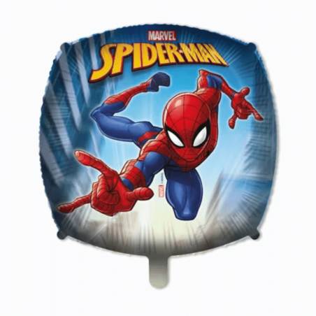 ballon aluminium carré spiderman