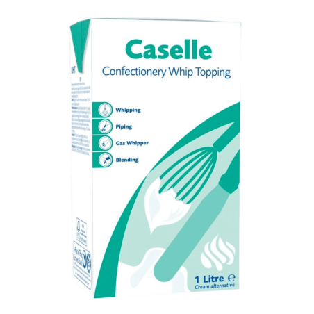 caselle vegetable fat whipped cream preparation