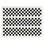 Checkerboard cake outline