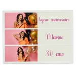 Outline for cake with your photo and text