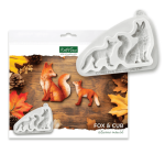 silicone modeling mold of foxes