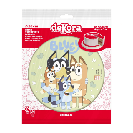 20 cm bluey wafer disc