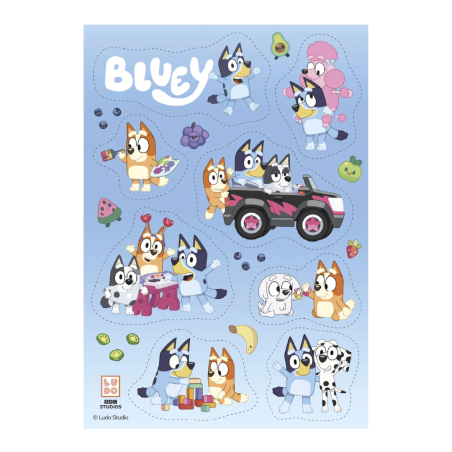 wafer bluey decorations for cake