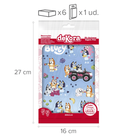 edible decorations to cut out bluey