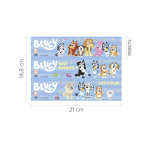 Bluey cake wrap